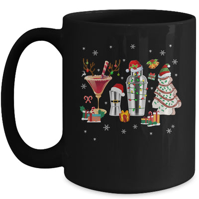 Christmas Cocktail Martini Drinking Party Bartender Mug | siriusteestore