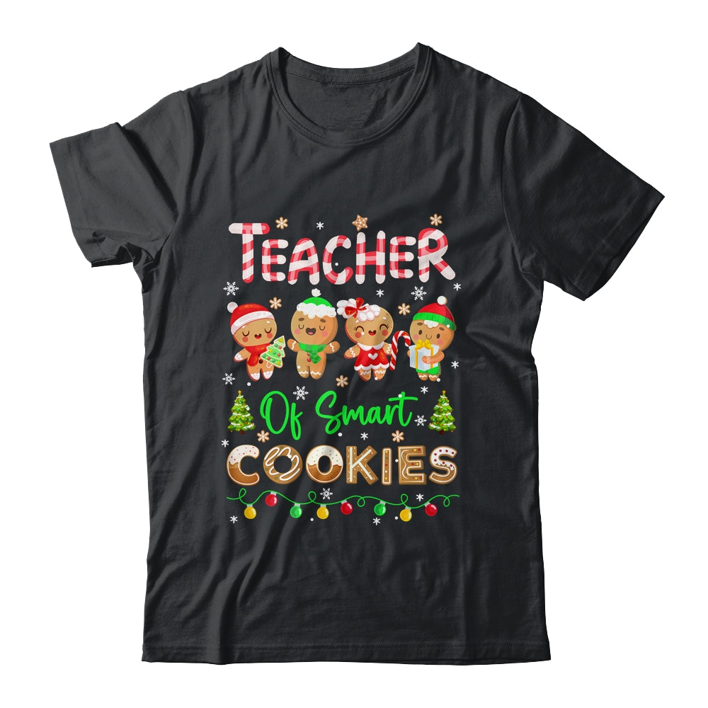 Christmas Teacher Of Smart Cookies Funny Cute Gingerbread Shirt & Sweatshirt | siriusteestore