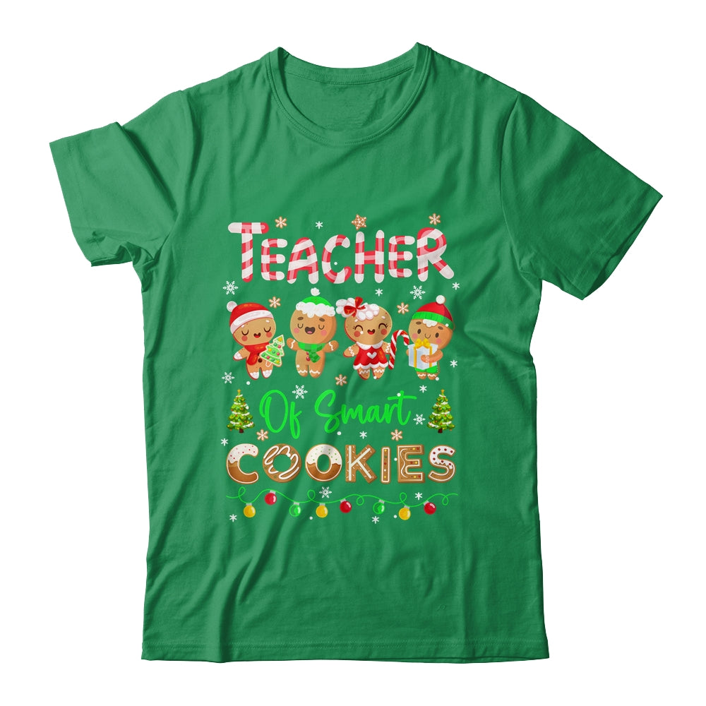 Christmas Teacher Of Smart Cookies Funny Cute Gingerbread Shirt & Sweatshirt | siriusteestore