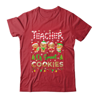 Christmas Teacher Of Smart Cookies Funny Cute Gingerbread Shirt & Sweatshirt | siriusteestore