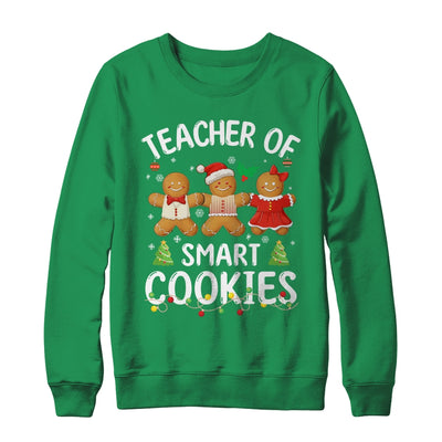 Christmas Teacher Of Smart Cookies Gingerbreads Holiday Xmas Shirt & Sweatshirt | siriusteestore