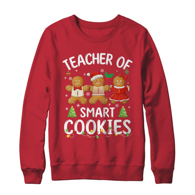 Christmas Teacher Of Smart Cookies Gingerbreads Holiday Xmas Shirt & Sweatshirt | siriusteestore