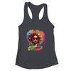Colorful Art Black Queen Afro Melanin Dripping Juneteenth Shirt & Tank Top | siriusteestore