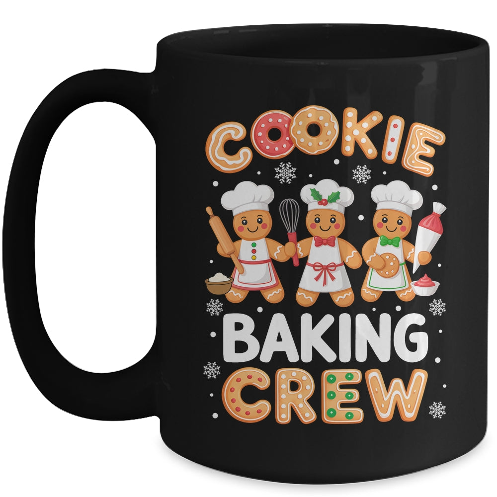 Cookie Baking Crew Christmas Funny Gingerbread Lovers Kids Mug | siriusteestore