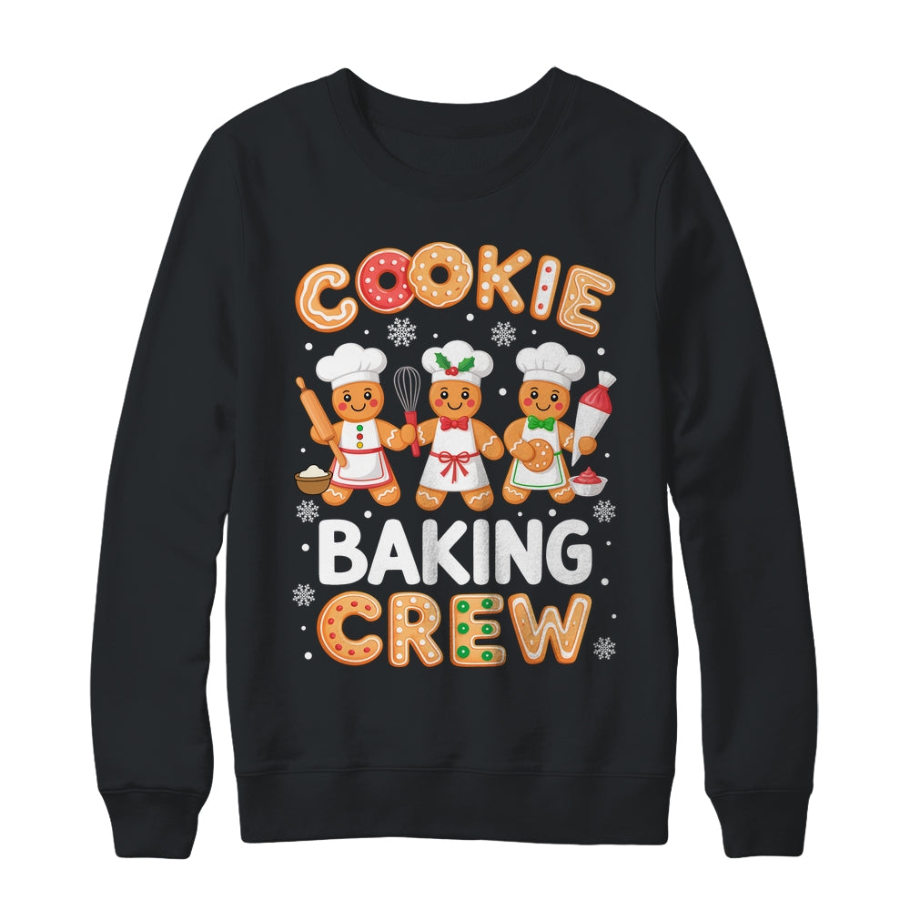 Cookie Baking Crew Christmas Funny Gingerbread Lovers Kids Shirt & Sweatshirt | siriusteestore