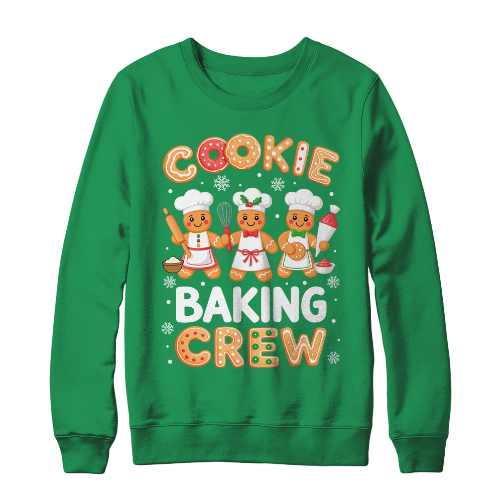 Cookie Baking Crew Christmas Funny Gingerbread Lovers Kids Shirt & Sweatshirt | siriusteestore