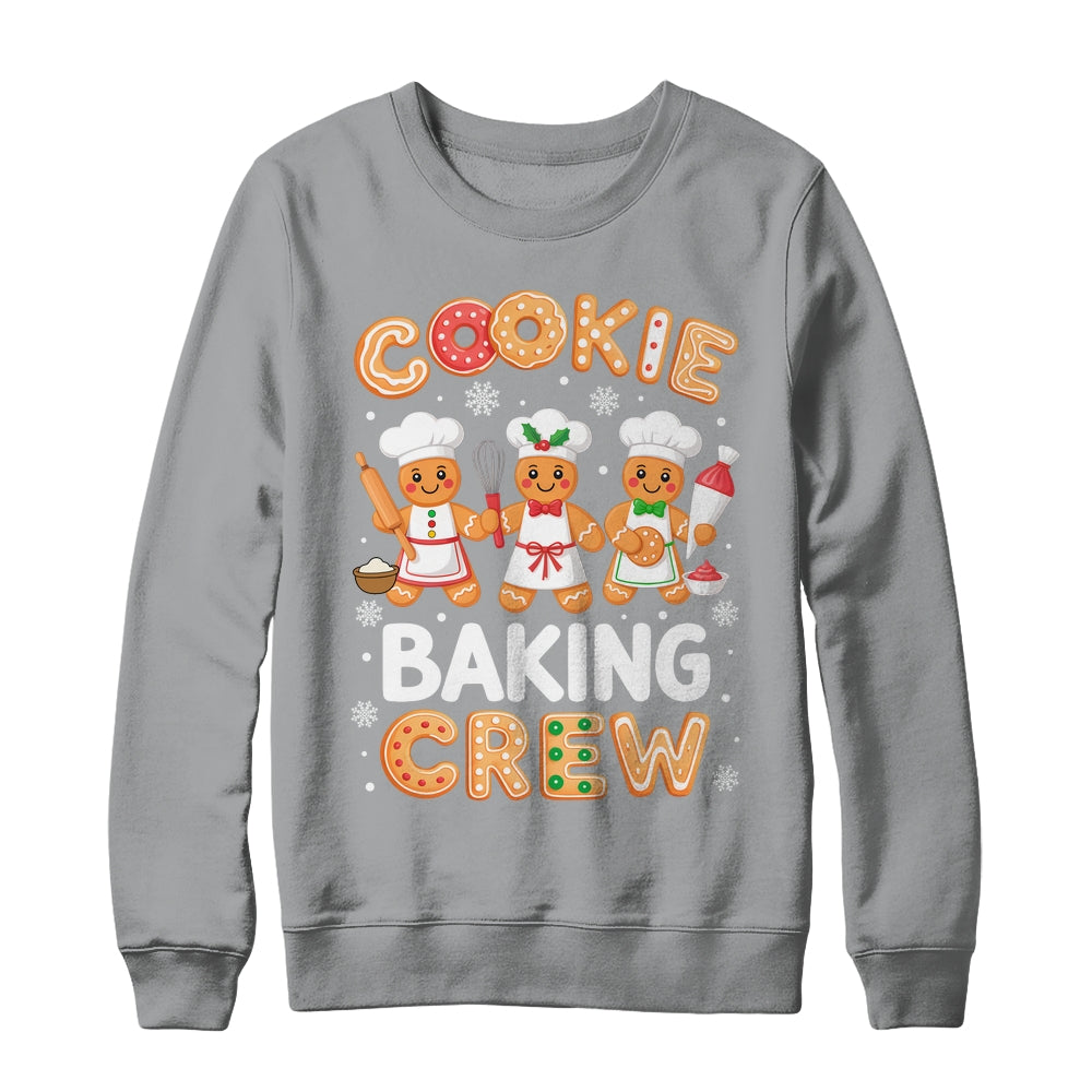 Cookie Baking Crew Christmas Funny Gingerbread Lovers Kids Shirt & Sweatshirt | siriusteestore