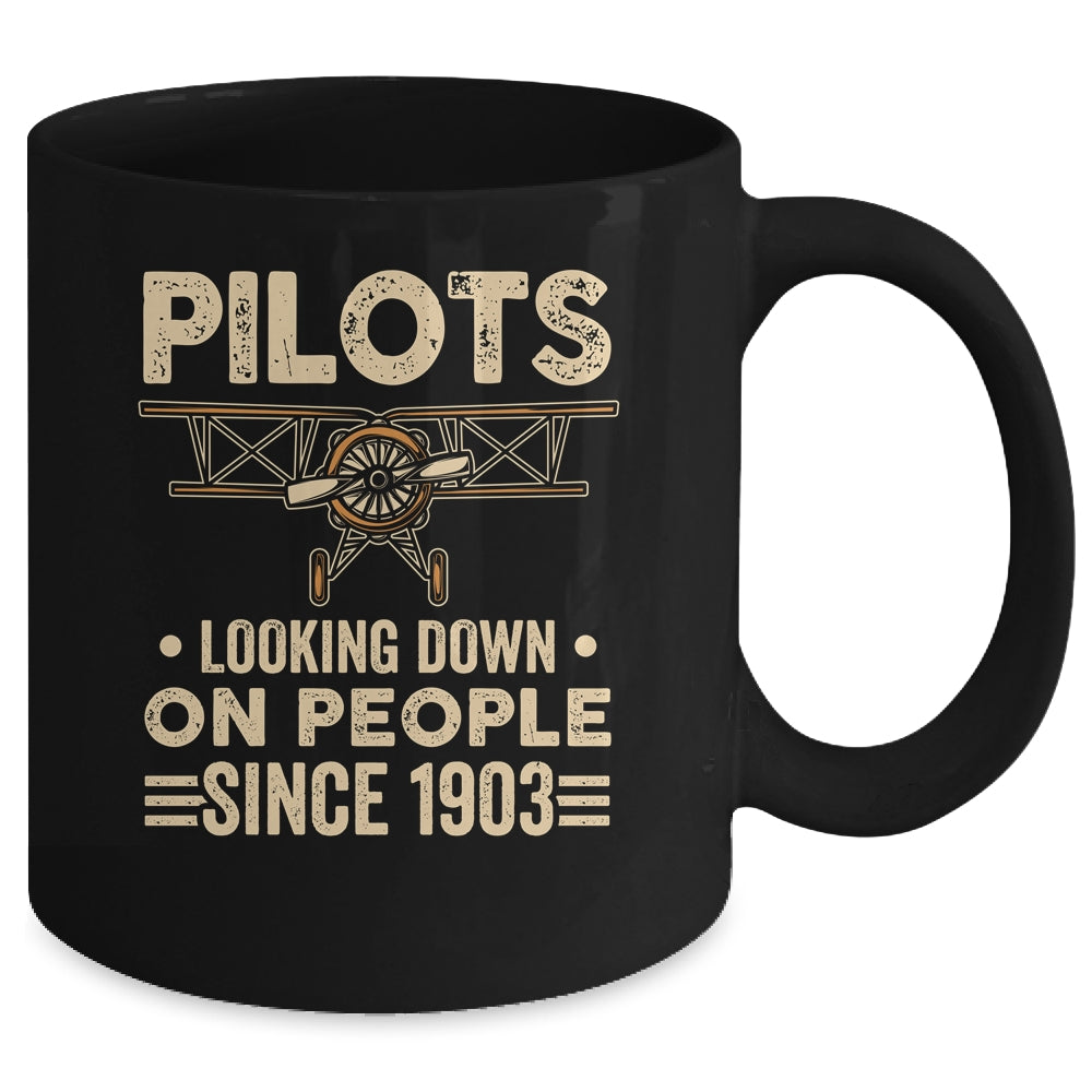 Cool Pilot For Men Women Aircraft Pilot Airplane Flying Mug | siriusteestore