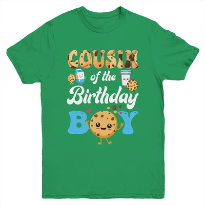 Cousin Of The Birthday Boy Milk And Cookies 1st Birthday Youth Shirt | siriusteestore