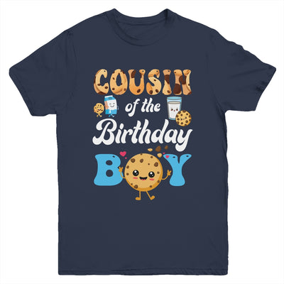 Cousin Of The Birthday Boy Milk And Cookies 1st Birthday Youth Shirt | siriusteestore