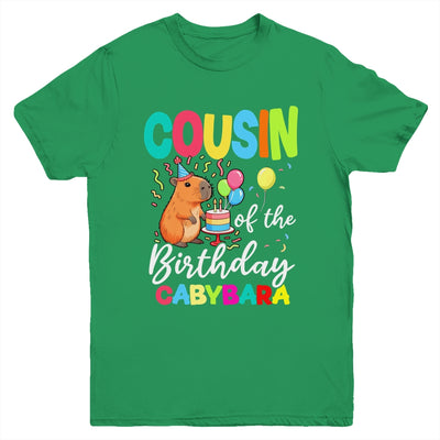 Cousin Of The Birthday Capybara Girl Bday Party Family Youth Shirt | siriusteestore