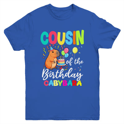 Cousin Of The Birthday Capybara Girl Bday Party Family Youth Shirt | siriusteestore