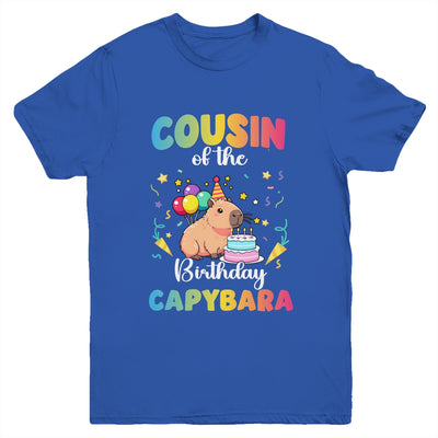 Cousin Of The Birthday Girl Capybara Bday Party Family Youth Shirt | siriusteestore