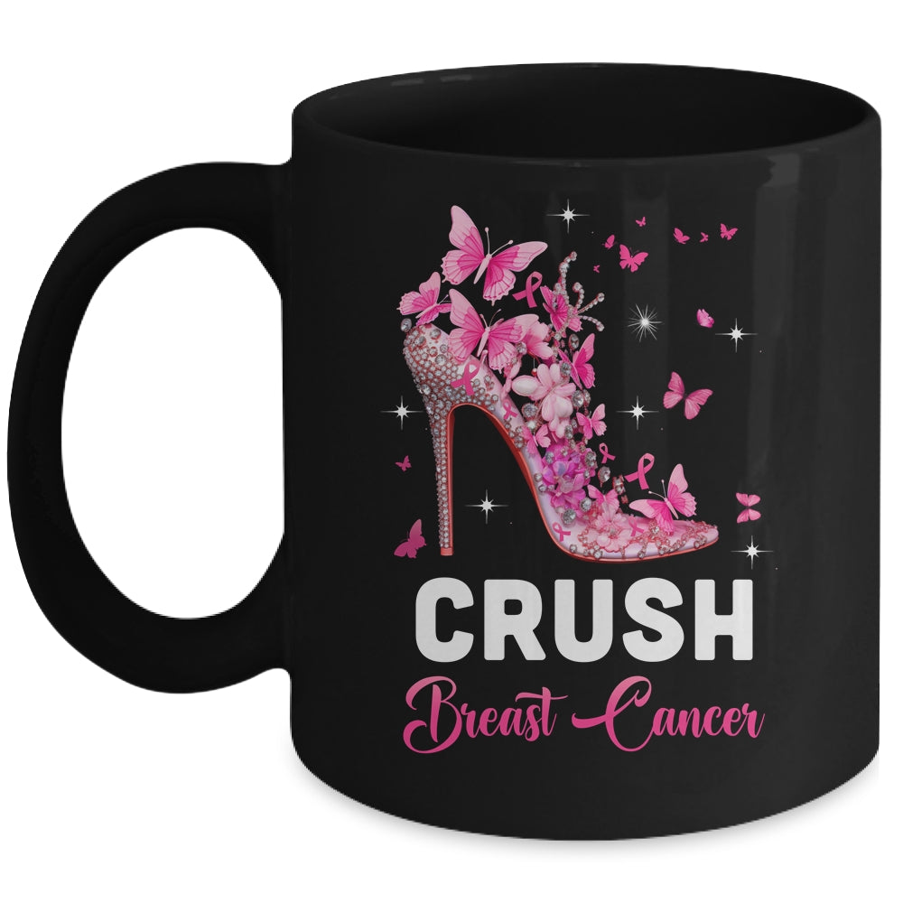 Crush Breast Cancer Awareness Pink Ribbon For Women Mug | siriusteestore