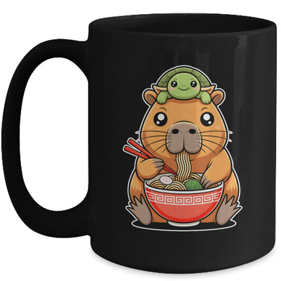 Cute Capybara And Turtle Backpack Ramen Kawaii Capibara Girl Mug | siriusteestore