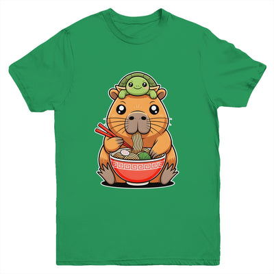 Cute Capybara And Turtle Backpack Ramen Kawaii Capibara Girl Youth Shirt | siriusteestore