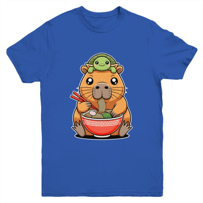Cute Capybara And Turtle Backpack Ramen Kawaii Capibara Girl Youth Shirt | siriusteestore