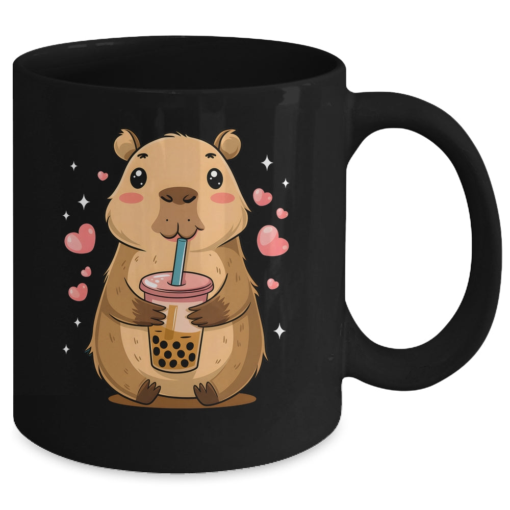 Cute Capybara Tea Bubble Rodent Women Teen Girls Kids Mug | siriusteestore