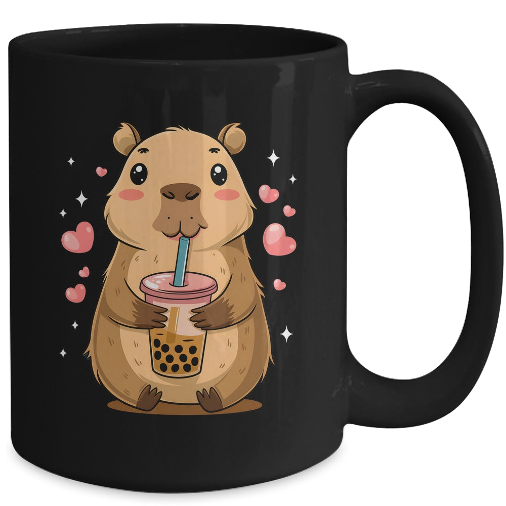 Cute Capybara Tea Bubble Rodent Women Teen Girls Kids Mug | siriusteestore