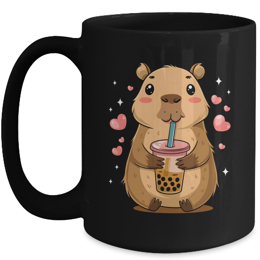 Cute Capybara Tea Bubble Rodent Women Teen Girls Kids Mug | siriusteestore