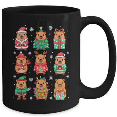 Cute Christmas Capybara Funny Family Xmas Men Women Kids Mug | siriusteestore