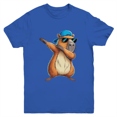 Cute Dabbing Capybara Boys Men Fun Capy Lover Kids Funny Youth Shirt | siriusteestore