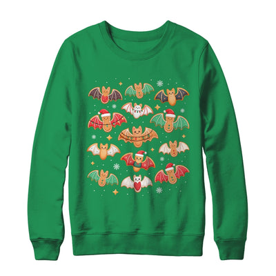 Cute Gingerbread Bats Spooky Christmas Cookie Graphic Shirt & Sweatshirt | siriusteestore