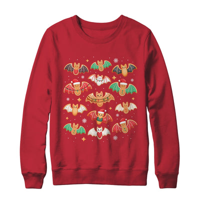 Cute Gingerbread Bats Spooky Christmas Cookie Graphic Shirt & Sweatshirt | siriusteestore