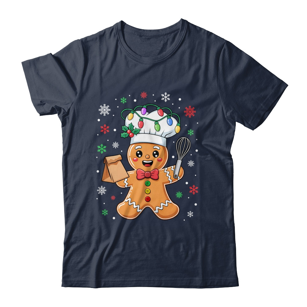 Cute Gingerbread Man Baker Funny Christmas Chef Bake Cookies Shirt & Sweatshirt | siriusteestore