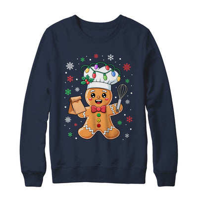 Cute Gingerbread Man Baker Funny Christmas Chef Bake Cookies Shirt & Sweatshirt | siriusteestore