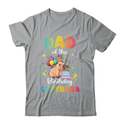 Dad Of The Birthday Girl Capybara Bday Party Family Shirt & Hoodie | siriusteestore