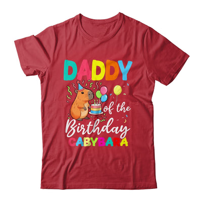 Daddy Of The Birthday Capybara Girl Bday Party Family Shirt & Hoodie | siriusteestore