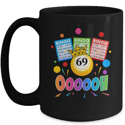 Drag Queen Bingo Funny Oooooh 69 Bingo Fan LGBT Bingo Ball Mug | siriusteestore