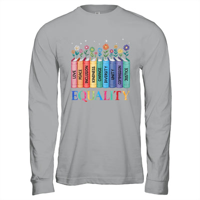 Floral Book Equality Human Rights Social Justice Peace Love Shirt & Hoodie | siriusteestore