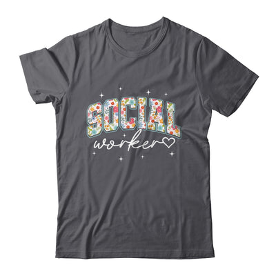 Floral Social Worker Flower Floral School Counselor Shirt & Hoodie | siriusteestore