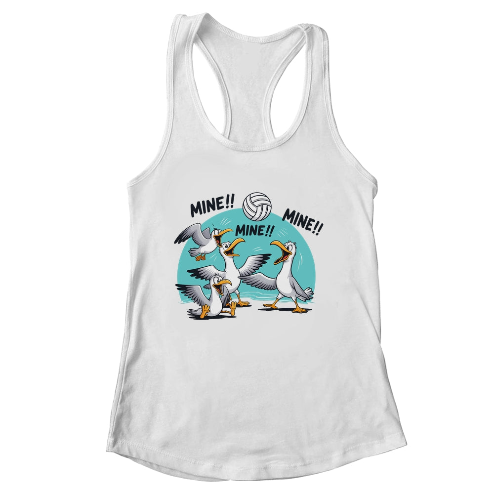 Funny Bird Playing Volleyball Sport Ball Player Women Men Shirt & Tank Top | siriusteestore
