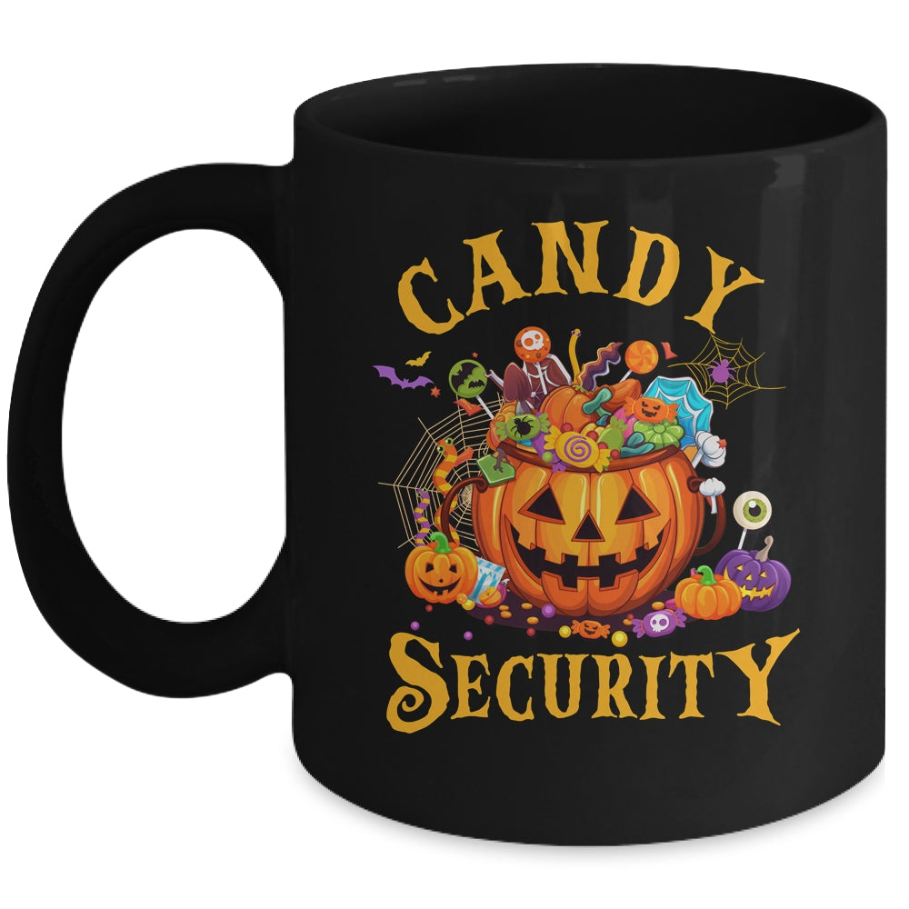 Funny Candy Security Halloween Costume Party Mug | siriusteestore