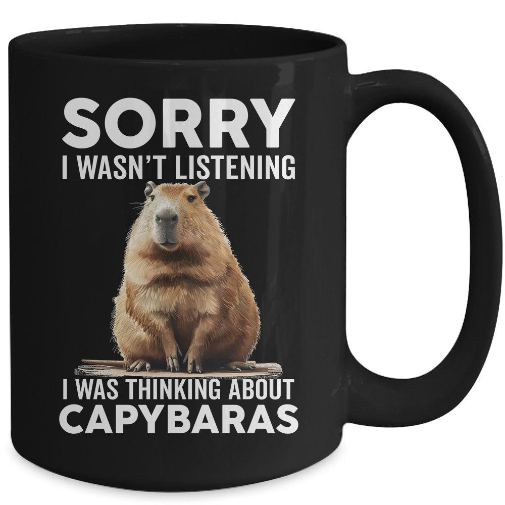 Funny Capybara Design For Men Women Kids Pet Rodent Capybara Mug | siriusteestore