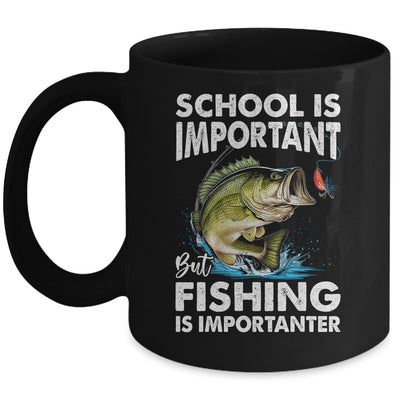 Funny Fishing For Boys Kids Youth Saying Bass Fish Fisherman Mug | siriusteestore