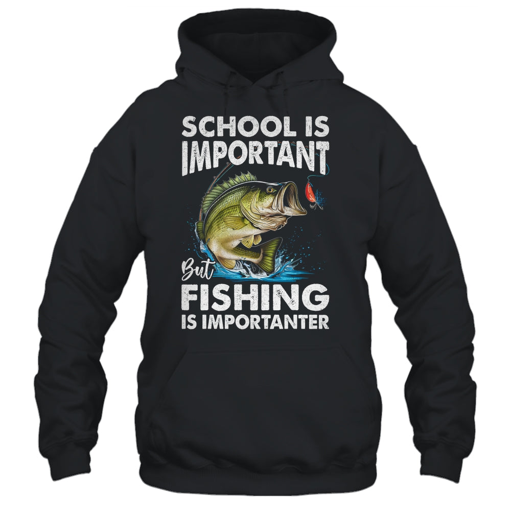 Funny Fishing For Boys Kids Youth Saying Bass Fish Fisherman Shirt & Hoodie | siriusteestore