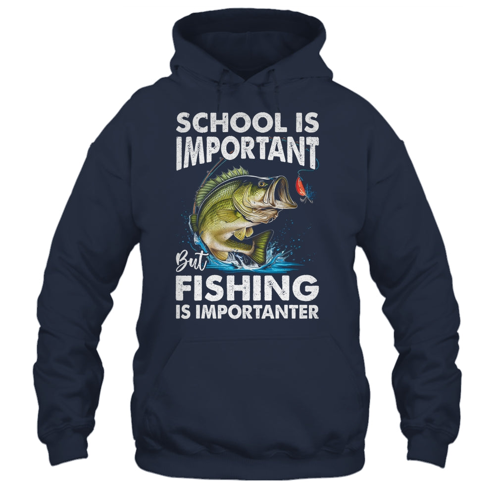 Funny Fishing For Boys Kids Youth Saying Bass Fish Fisherman Shirt & Hoodie | siriusteestore