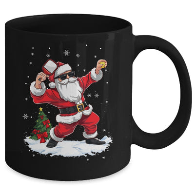 Funny Pickleball Christmas Santa Playing Pickleball Mug | siriusteestore
