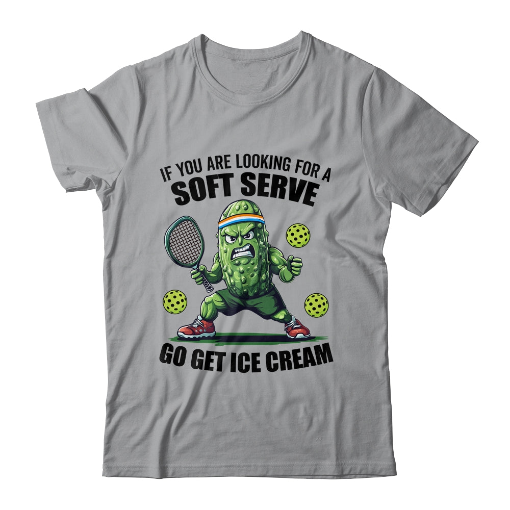 Funny Pickleball Playing Pickle Tennis Soft Serve Ice Cream Shirt & Tank Top | siriusteestore
