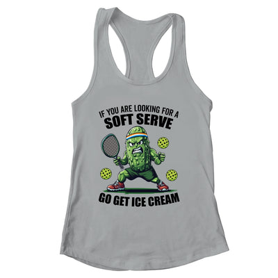 Funny Pickleball Playing Pickle Tennis Soft Serve Ice Cream Shirt & Tank Top | siriusteestore