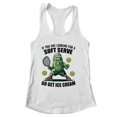 Funny Pickleball Playing Pickle Tennis Soft Serve Ice Cream Shirt & Tank Top | siriusteestore