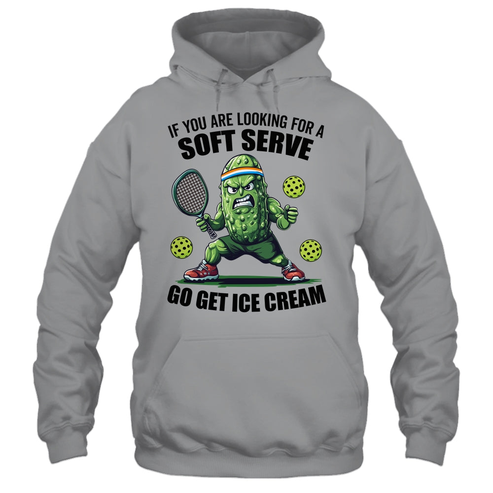 Funny Pickleball Playing Pickle Tennis Soft Serve Ice Cream Shirt & Tank Top | siriusteestore