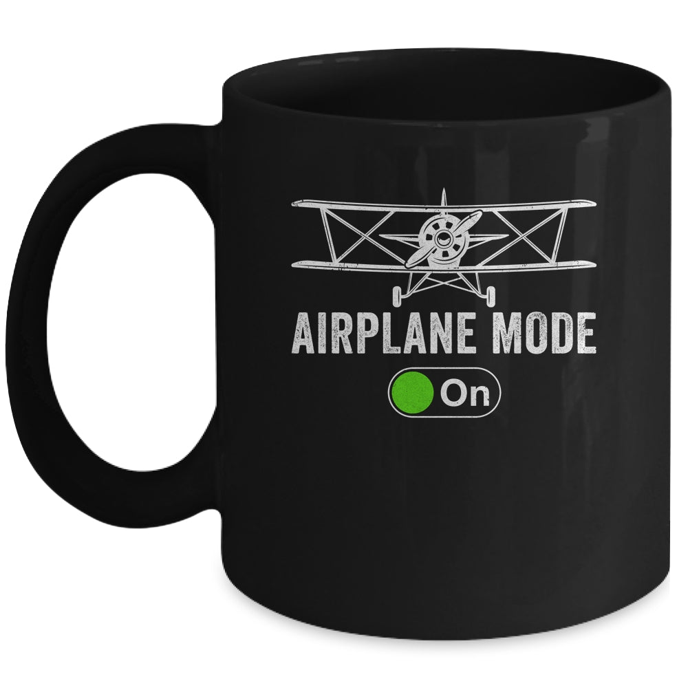 Funny Pilot Flying Airplane Mode For Men Women Mug | siriusteestore