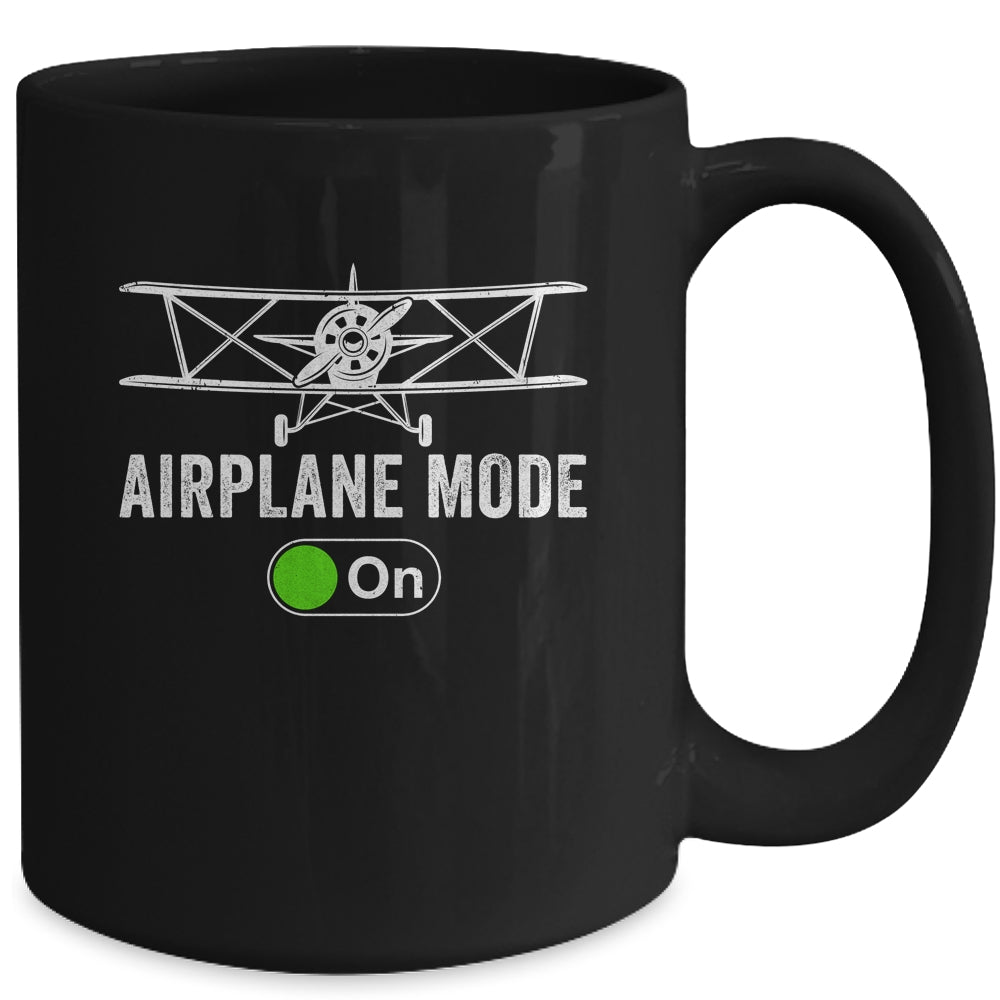Funny Pilot Flying Airplane Mode For Men Women Mug | siriusteestore