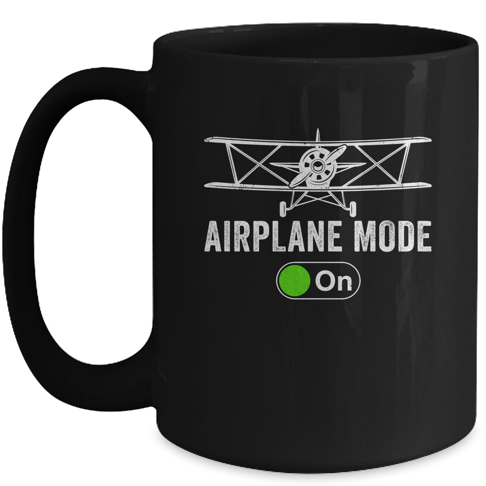Funny Pilot Flying Airplane Mode For Men Women Mug | siriusteestore