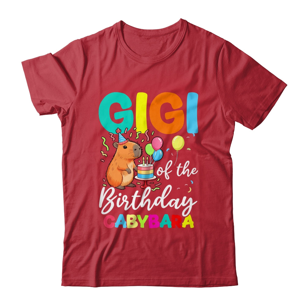 Gigi Of The Birthday Capybara Girl Bday Party Family Shirt & Hoodie | siriusteestore